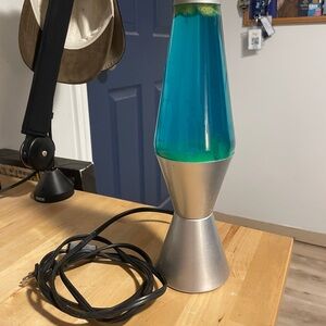Blue and Green Lava Lamp